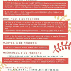 FESTIVIDAD VIRGEN DE LAS ANGUSTIAS