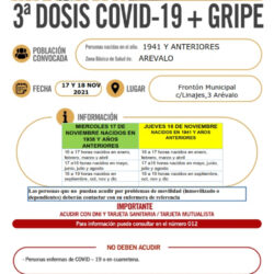 Vacunaciones Covid + Gripe nacidos/as en 1941 y años anteriores