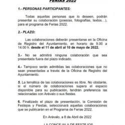 bases colaboraciones ferias y fiestas 2022