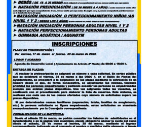cursos de natación