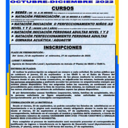 Cursos natación