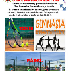 Escuelas deportivas adultos