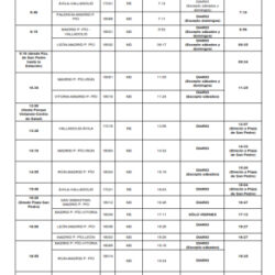cambio horario autobuses