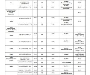 cambio horario autobuses