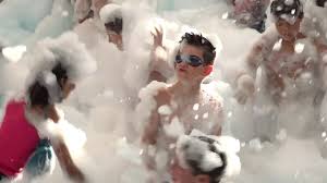 Fiesta de espuma