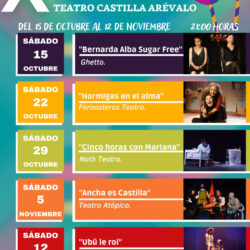 X muestra de teatro